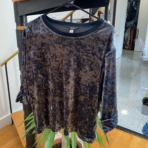 Supplies Crushed Velvet Top